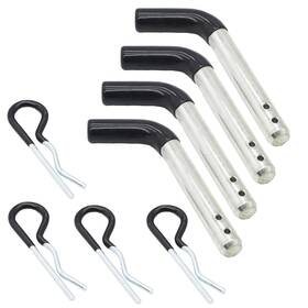 Bt038-l-4 X-haibei Trailer Towing Hitch Pin And Clip 5/8 Inch Diameter Fit 2 Receiver 4 Pack
