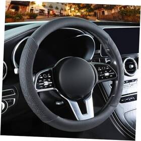 Jy508 Xiangwei 3d Premium Skin-feel Leather Small Car Steering Wheel Cover Anti-slip