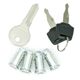 Xopiyao 606408781802 Lock Cylinders For Car Racks System 4 Pack One-key Core Compatib Xopiyao 606408781802 Lock Cylinders For Car Racks System 4 Pack One-key Core Compatib