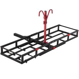 Xtraezzy 788362154202 Hitch-mount Bike Rack For Ebike Heavy-duty - Comes With Cargo Carrier Fits 2