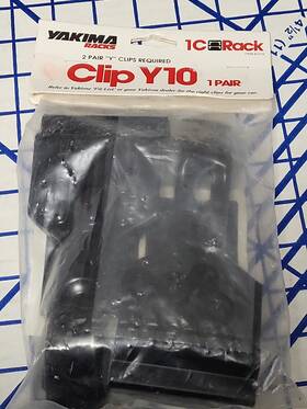 Yakima 220221125004 Y-10 Sst Door Clips 2 Pair New