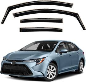 Yakima 726084410572 In-channel Window Visors For Toyota Corolla Sedan 2020 2021 2022 2023 2024 Rain