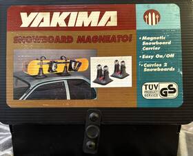 Yakima 736745030438 Magneato Magnetic Automotive Snowboard Car Rack W Carrying Case Rare