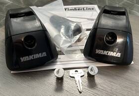8000185 Yakima Timberline Towers 2 With #a135 Sks Locks Key - Great Condition-