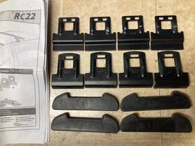 8006022 Yakima Ridgeclip 22 Rc22 For Ridgeline Towers Roof Rack Flush Siderails