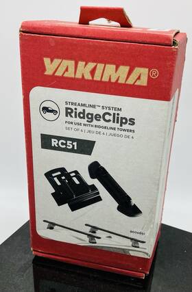 8006051 Yakima Streamline Systems Ridgeclips Rc51 - 2 Pair