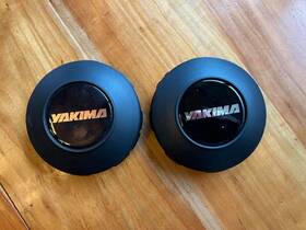 8880165 Yakima Set Of Two Rack And Roll Hubcaps Nib Part Number