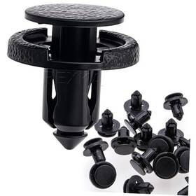 Yongtao 742377994260 Rexka 20pcs 8mm Bumper Cover Undertray Push-type Retainer Clip One Size