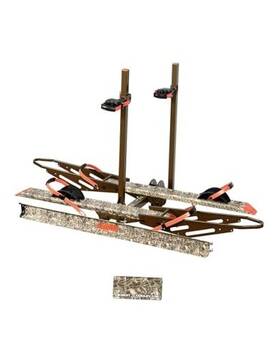 10104190-fbm Young Bike Rack Hitch Mount For 2 E-bikes Fat Tire E-bike With Ramp-camo