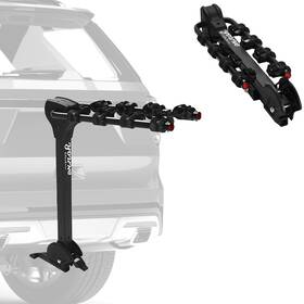 4-bike Young Electric 100104113160 Hitch Mounted Rack-over Arm 160lbs Rack Black