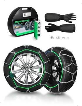 Yhtswc0007 Ytautoparts Set Of 2 Snow Chains 12mm For Pickup Truck Suv Passenger Car Universal Swc0007