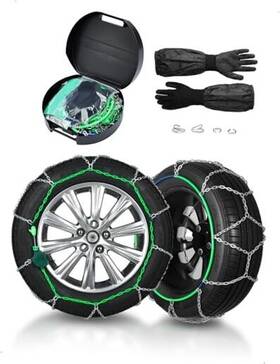 Yhtswc0011 Ytautoparts Set Of 2 Snow Chains 12mm For Pickup Truck Suv Passenger Car Universal Swc0011