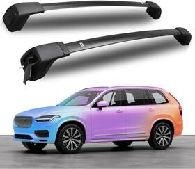 Xc60 Ywallkers 709226260396 Roof Racks Aluminum Alloy Only Structure Cross Bars Rail Fit For Volvo Xc-6