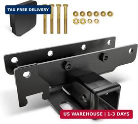 Yzona 718430810020 Tow Hitch 2 Inch For Jeep Wrangler Trailer Kit Compatible 2018 20 Yzona 718430810020 Tow Hitch 2 Inch For Jeep Wrangler Trailer Kit Compatible 2018 20