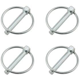 M8x50-csttprc-s4 Zzhxsm 4pcs M8x50 M8 Carbon Steel Tractor Trucks Pin Ring Clips Heavy Duty Lynch P Inch
