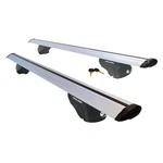 Malone AIRFLOW2 58" Silver Aero Crossbars Roof Rack For Factory Raise Side Rails. Fixed Price $251.95.