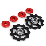 Stylrtop 2 Pcs Bike 11T Aluminum Sealed Bearing Jockey Wheel Rear Black. Fixed Price $17.71.