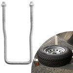 Spare Tire Carrier Zinc Plated U-bolt Holder Bracket Side Mount For 4 5 Lug. Fixed Price $14.31.