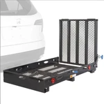 Silver Spring Folding Scooter Wheelchair Carrier W/ 59" Ramp Steel Hitch Mount. Fixed Price $184.00.