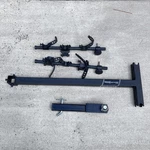 Hollywood Racks Hitch Mounted 3 Bike Hanging Solid Steel See Desc. Fixed Price $135.00.