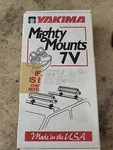 New Yakima 7V Vertical Mighty Mounts For Factory Bars - Set Of 4 Unused. Fixed Price $18.95.