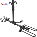 Foldable 2-BIKE Rack, 80 Lbs Capacity, Hitch Mount Fits Up To 2.5" Ti. Fixed Price $176.28.