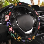 Floral Steering Wheel Cover, Nonslip Protector, Universal 15" Fit For Cars. Fixed Price $20.65.