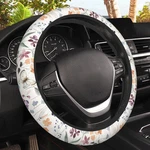 "watercolor Wildflowers 15" Steering Wheel Cover Nonslip Sweat Absorbing". Fixed Price $20.65.
