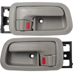 Pair Of Interior Door Handles W/bezel (light Gray) For Toyota Tundra (standar.... Fixed Price $29.00.