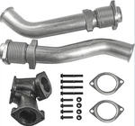 Jdmspeed New Turbo Diesel With Hardware Bellowed Up Pipe Kit Replacement For .... Fixed Price $65.00.