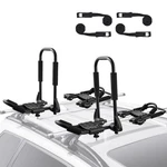 Kayak Roof Rack 2 Pairs J-bar, Soft Quick Folding, Top Mount Tie Down,. Fixed Price $229.64.