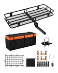 Hitch Mount Cargo Carrier 60X24X6 500LB Capacity Folding Vevor Waterproof Basket. Fixed Price $259.99.
