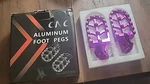 Jfg Racing Dirt Bike Pegs,motorcycle Foot Mx Pedals Rests Purple. Fixed Price $50.94.