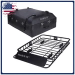 Heavy-duty Rack Cargo Basket 200 Lbs Steel Rooftop Luggage Carrier For Suvs. Fixed Price $107.99.