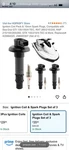 Ignition Coil Pack & 10MM Spark Plugs, Compatible With Sea-doo Gti 130/155/4-TEC. Fixed Price $20.00.