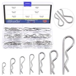 Glarks 110PCS 304 Stainless Steel Hairpin Clips Kit 7 Size Cotter Pins Assor. Fixed Price $16.31.
