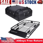Heavy-duty Rack Cargo Basket Steel Rooftop Luggage Carrier, 51" X 36" 5". Fixed Price $107.99.