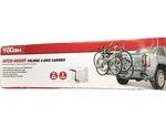 Hyper Tough Hitch Mounted Folding 4 Bike Carrier Box Damaged. Fixed Price $76.49.