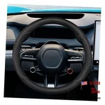 Craedli Nappa Leather Car Steering Wheel Cover, Breathable Non-slip Dual-line. Fixed Price $34.39.