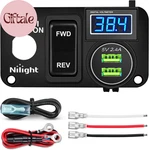 Golf Cart Key Switch Console Panel 9V-48V Dc With Forward Reverse 3PIN Rocker. Fixed Price $52.58.