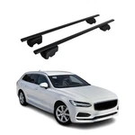 For Volvo V90 2018-2021 Omac U029407 Black Flush-mounted Roof Rails Cross Bars. Fixed Price $129.99.