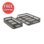 Guide Gear Universal 2 Pc. Atv Front Rear Drop Cargo Basket Rack Carrier Hauler. Fixed Price $185.55.