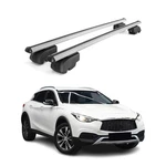 For 2017-2019 Infiniti QX30 Lockable Roof Rack Cross Bars Luggage Carrier Gray. Fixed Price $119.99.