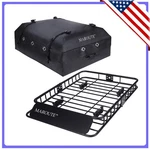 Global Heavy-duty Rack Cargo Basket Steel Rooftop Luggage Carrier, 200 Lbs. Fixed Price $107.99.