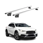 Roof Rack Cross Bars Luggage Carrier For Infiniti QX30 2017-2019 Alu Grey 2X. Fixed Price $99.99.