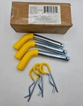 ( Qty ) Maxxhaul 50565 Trailer Hitch Pin & Clip With Rubber-coated Vinyl. Fixed Price $17.35.