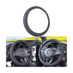 Zipelo Elastic Stretch Car Steering Wheel Cover, Leather Breathable Black. Fixed Price $7.68.