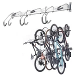 Delt Cycle WM6000 Heavy-duty 6-BIKE Vertical Rail Rack Silver. Fixed Price $86.99.
