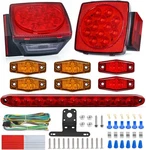 Nilight Led Trailer Kit Square Stop Turn Tail Bundle. Fixed Price $72.51.