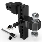 Vigorvan Adjustable Drop Hitch (SRT-HL06-LS) W/ 2 And 5/16 Balls. Fixed Price $106.56.